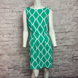 Sea Green Alyx Sleeveless Shift Dress Size 10